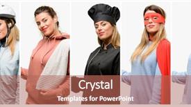  Presentation with cool - Amazing presentation design having music invitation - cool woman different professions confident backdrop and a coral colored foreground