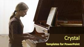  Presentation with teenage - Amazing presentation design having music lessons - side view of a teenage backdrop and a tawny brown colored foreground