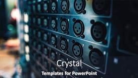  Presentation with music production - PPT theme having music-mixer-panel-with-microphone background and a wine colored foreground