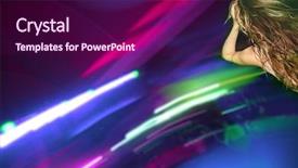  Presentation with dance beautiful couple dancing ballroom - Beautiful PPT theme featuring music platform - nightclub parties girl dancing backdrop and a  colored foreground