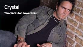  Presentation with golf player playing - Amazing slides having music producer - keyboard player playing on synthesizer backdrop and a  colored foreground