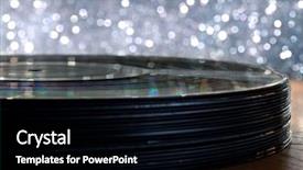  Presentation with abstract music - Cool new slides with music record - abstract still life of vintage backdrop and a black colored foreground