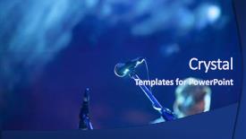  Presentation with stage lights - Slide deck with music show - microphone in stage lights background and a navy blue colored foreground