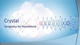  Presentation with sound - Theme enhanced with music sound concept background and a sky blue colored foreground