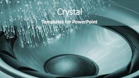  Presentation with fiber optics - PPT theme with electrical subs - fiber optics background with lots background and a teal colored foreground