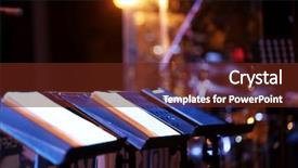  Presentation with metal music - Amazing slides having music stands with notes backdrop and a tawny brown colored foreground