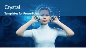  Presentation with mass media business technology internet - Audience pleasing slides consisting of music technology - innovative media technologies backdrop and a ocean colored foreground