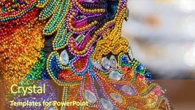  Presentation with carnaval - Presentation theme with music theme - colorful decor on carnaval dressing background and a red colored foreground