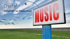  Presentation with download - Beautiful slides featuring music to play and to listen live stream or for download song backdrop and a light blue colored foreground