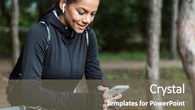  Presentation with free music - Slide deck featuring electronics free - close up of a pretty background and a gray colored foreground