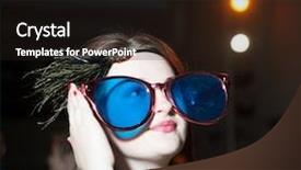  Presentation with performance - Audience pleasing PPT theme consisting of musical broadway - act play performance in theater backdrop and a wine colored foreground