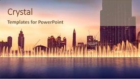  Presentation with amazing - Audience pleasing slides consisting of musical fountain of dubai amazing backdrop and a lemonade colored foreground