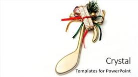  Presentation with teal music note watermark - Audience pleasing PPT layouts consisting of musical note christmas ornament isolated backdrop and a  colored foreground