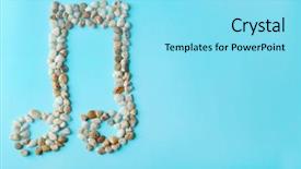 Presentation with note - Cool new PPT layouts with musical note made of small backdrop and a arctic colored foreground