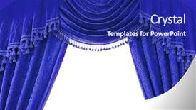  Presentation with curtains - Colorful presentation enhanced with musical twist - luxury curtains with free space backdrop and a navy blue colored foreground