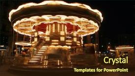  Presentation with night - Audience pleasing presentation consisting of musical twist - merry-go-round twisting fast backdrop and a wine colored foreground