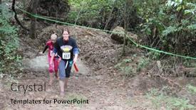  Presentation with zombie forest - PPT theme featuring muskogee-ok-sept-13-athletes background and a light gray colored foreground