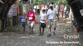  Presentation with obstacles - Beautiful presentation featuring muskogee-ok-sept-14-athletes backdrop and a gray colored foreground