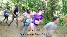  Presentation with zombie forest - Colorful theme enhanced with muskogee-ok-sept-14-runners backdrop and a mint green colored foreground