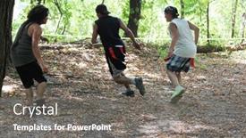  Presentation with runners - Presentation consisting of muskogee-ok-sept-14-zombies background and a gray colored foreground