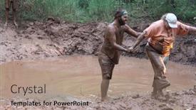  Presentation with zombie - Presentation theme featuring muskogee-ok-sept-14 background and a coral colored foreground