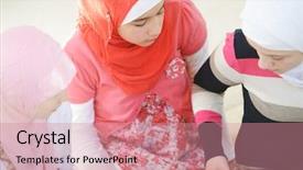  Presentation with arabic kids - PPT layouts having tired unhappy businessman having many things to do background and a gray colored foreground