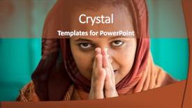  Presentation with christian women - Cool new PPT layouts with muslim and christian women praying backdrop and a tawny brown colored foreground