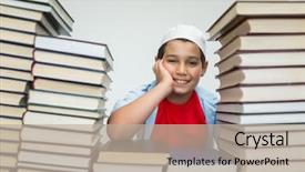  Presentation with arabic kids - PPT layouts featuring muslim arabic kids background and a  colored foreground