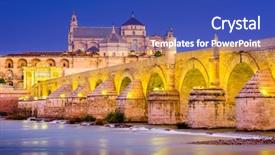  Presentation with cordoba - Slide deck with  background and a  colored foreground