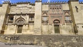  Presentation with cordoba - Beautiful PPT layouts featuring  backdrop and a  colored foreground