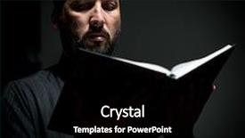  Presentation with ramadan - PPT layouts with muslim man praying for god background and a black colored foreground