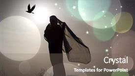  Presentation with god - Colorful slide set enhanced with  backdrop and a  colored foreground