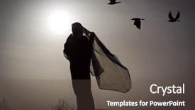  Presentation with ramadan - Colorful presentation design enhanced with  backdrop and a  colored foreground