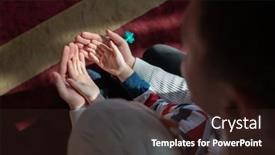  Presentation with muslim prayer - Slide set featuring muslim-prayer-father-and-son background and a wine colored foreground