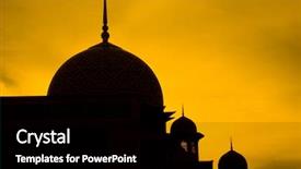  Presentation with orchestra silhouette - Amazing presentation having muslim prayers - mosque silhouette during sunset backdrop and a black colored foreground