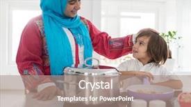  Presentation with muslim kids - Cool new presentation with muslim traditional woman with little backdrop and a coral colored foreground