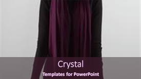  Presentation with diverse people - PPT layouts consisting of muslim-woman-wearing-modern-stylish background and a wine colored foreground