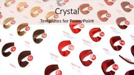  Presentation with hair color - Slides with mustered - hair color sample background and a lemonade colored foreground