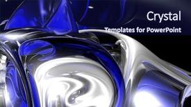  Presentation with banquet blue and silver - Presentation theme having mustered - liquid silver in blue circles background and a  colored foreground