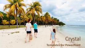  Presentation with well being for kids - Colorful slide deck enhanced with mustique island in st vincent backdrop and a lemonade colored foreground