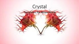  Presentation with bud - Amazing theme having blood vessels - mutant rose bud backdrop and a lemonade colored foreground