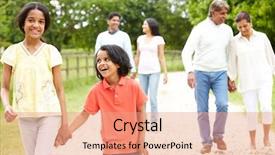  Presentation with generation - Beautiful slide deck featuring good time at water backdrop and a  colored foreground.