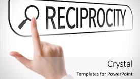  Presentation with search - Colorful PPT layouts enhanced with mutual help - reciprocity written in search bar backdrop and a white colored foreground