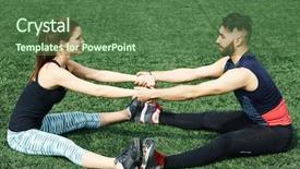  Presentation with stretch - Theme enhanced with mutual stretch background and a ocean colored foreground