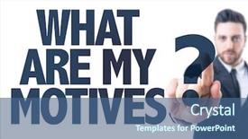  Presentation with career - Colorful presentation design enhanced with my career - business man pointing the text backdrop and a ocean colored foreground