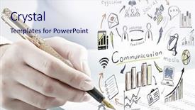  Presentation with business plan - Colorful PPT theme enhanced with my-great-business-plan backdrop and a  colored foreground