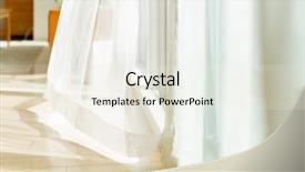  Presentation with curtain - PPT theme consisting of my life - curtain shaking in the wind background and a  colored foreground