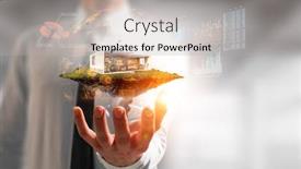  Presentation with development - Amazing presentation design having my-new-development-project-mixed backdrop and a light gray colored foreground