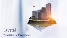  Presentation with development - Colorful slides enhanced with my-new-development-project-mixed backdrop and a sky blue colored foreground