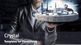  Presentation with development - Cool new presentation theme with my new development project backdrop and a dark gray colored foreground